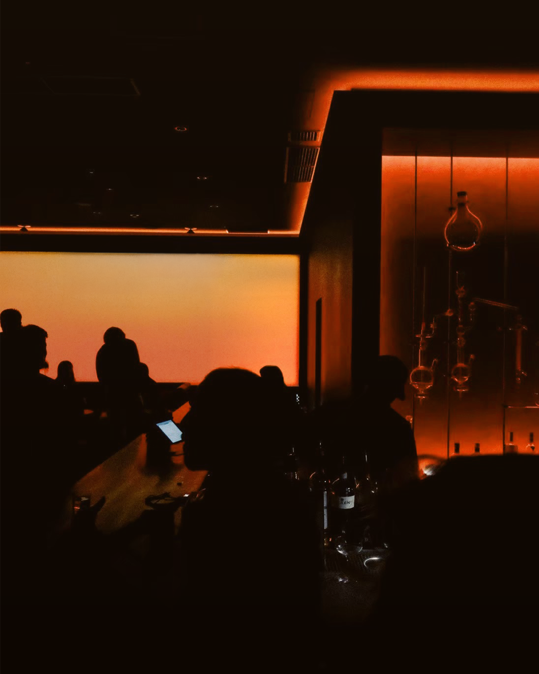 Atmospheric bar scene